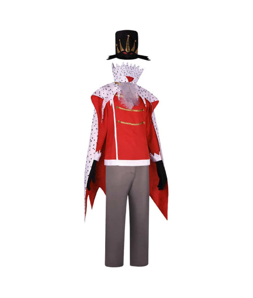 Stolas Helluva Boss Hazbin Hotel Red Outfit Cosplay Costume-skycostume