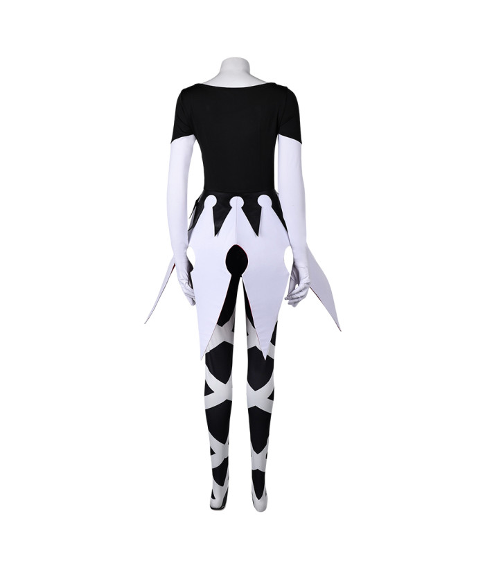 Camilla Hazbin Hotel Women Black Jumpsuit Cosplay Costume-Skycostume