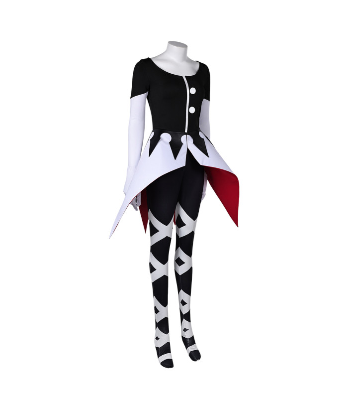 Camilla Hazbin Hotel Women Black Jumpsuit Cosplay Costume-Skycostume