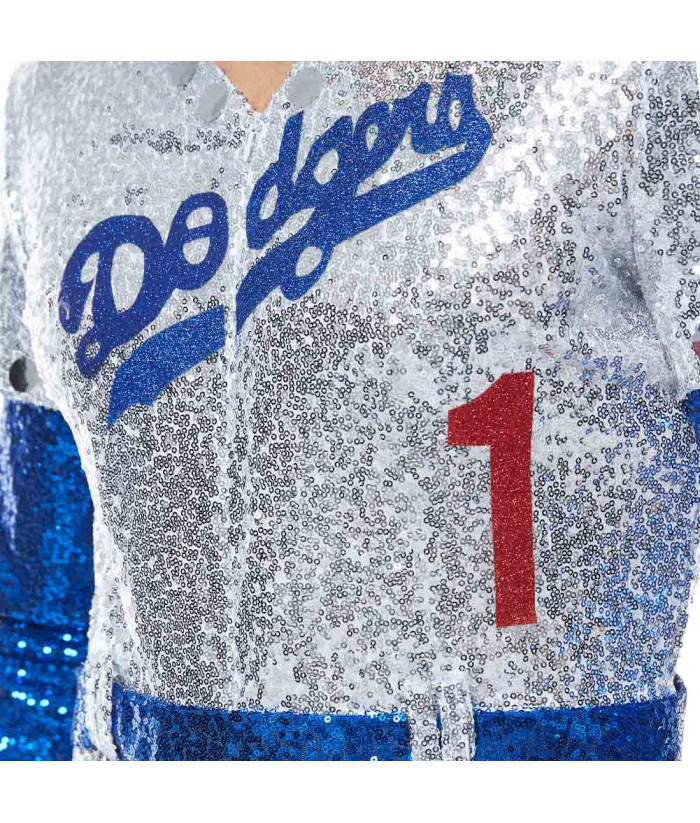 Rocketman Elton John Dodgers Baseball Uniform Cosplay Costume –  Au.cosplayplaza