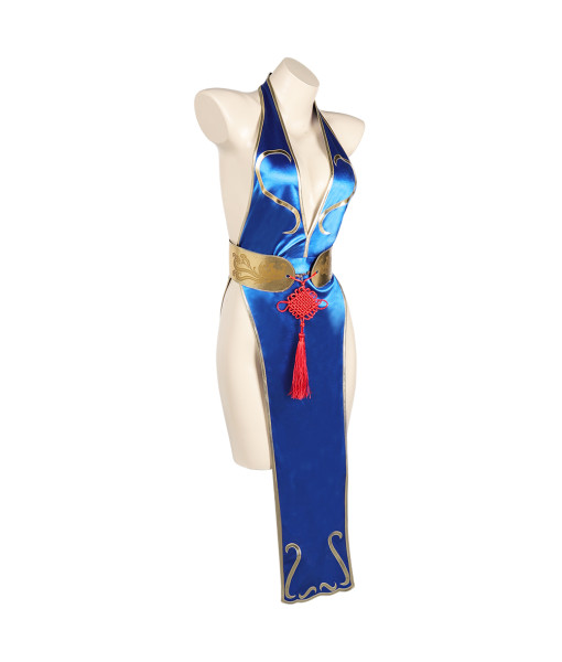 Chun Li Street Fighter Cheongsam Cosplay Costume