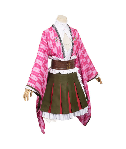  Kanroji Mitsuri Five Anniversary Kimono Cosplay Costume