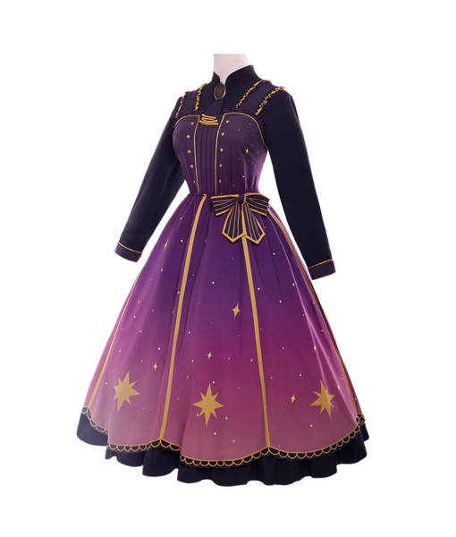 Women Lolita Star Dress Halloween Costume