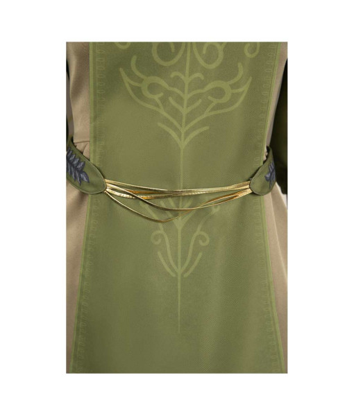 Women Medieval Green Outfit Fullset Mage Fantasy World Halloween Costume