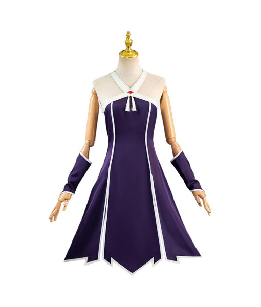 Laufen Sousou no Frieren Purple Dress Cosplay Costume