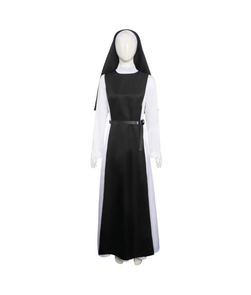 Women Nun Fullset Outfit Halloween Costume