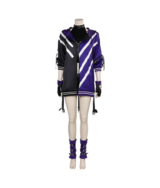 Reina Tekken 8  The Purple Lightning Cosplay Costume