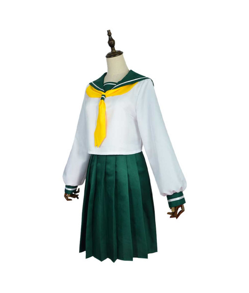 Women Green Skirt Sailor Skirt School Uniform JK Uniform Halloween Costume Women Green Skirt Sailor Skirt School Uniform JK Uniform Halloween Costume