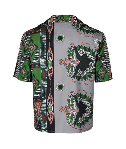 Man Printed Shirt Beach Shirt Casual Outfit