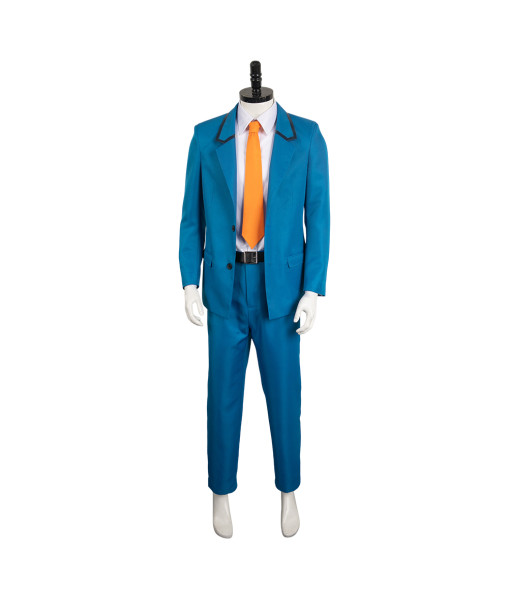 Men Blue School Uniform Suit Halloween Costume