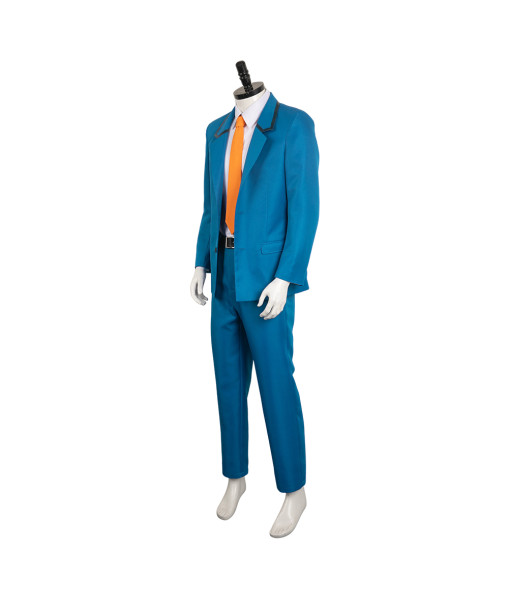 Men Blue School Uniform Suit Halloween Costume