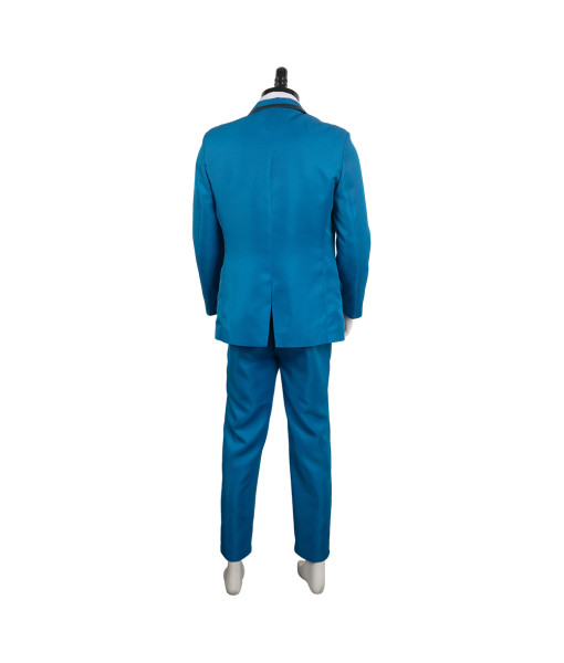 Men Blue School Uniform Suit Halloween Costume