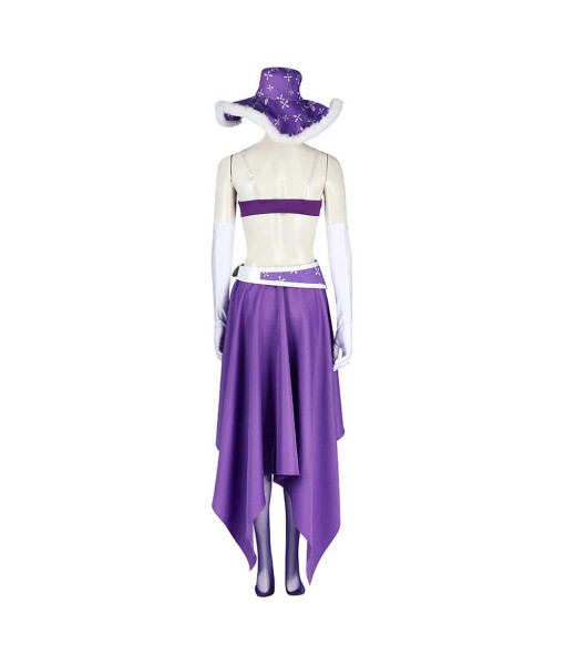 Women 70s Alter Hat 2Pcs Bikini Sexty Dress Hawaii Style Outfit Halloween Costume