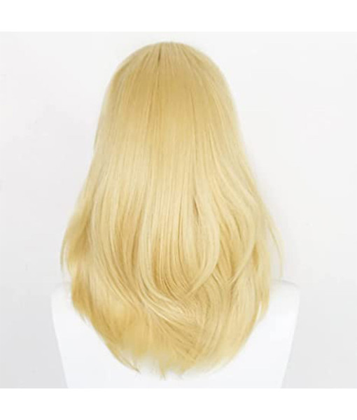 Adult Golden Wig Shoulder Hair Halloween Costume Accessories