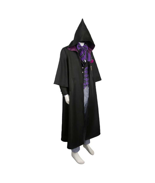 Men Purple School Uniform Wizard Pupil Halloween Costume