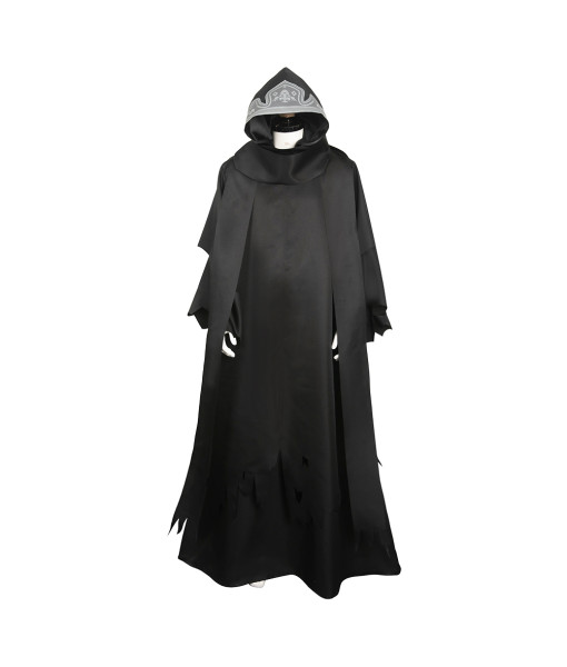 Adult Black Robe Long Cloak Fantasy Halloween Costume Accessories