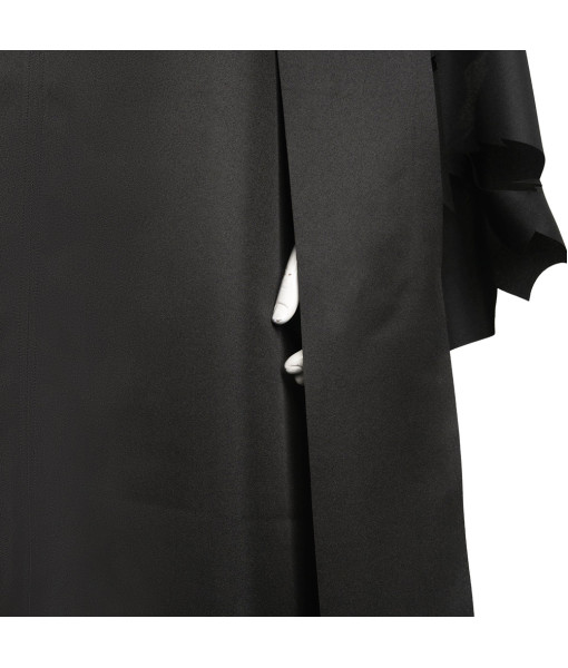 Adult Black Robe Long Cloak Fantasy Halloween Costume Accessories