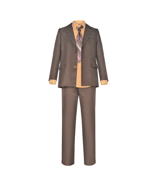 Arthur Fleck Joker: Folie à Deux (2024) Movie Brown Suit Cosplay Costume