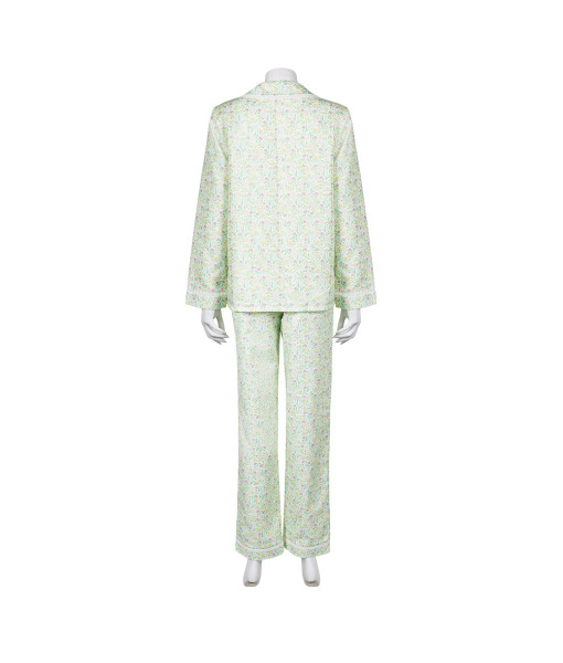 Women Green Floral Pajamas 