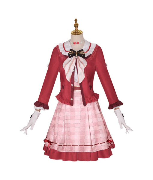 Sangonomiya Kokomi Genshin Impact Game Red School Uniform Cosplay Costume
