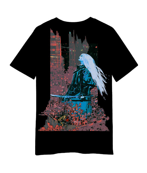 Teen Tarot Emperor Printed Black Shirt 