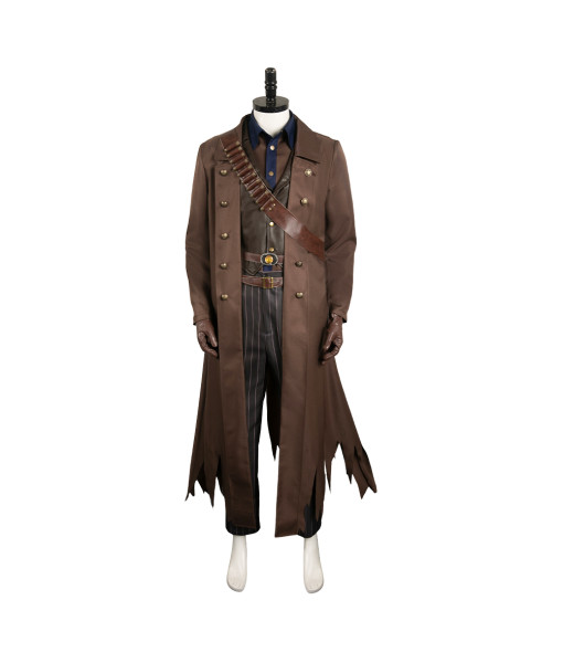 The Ghoul Cooper Howard Fallout TV Brown Outfits Cosplay Costume