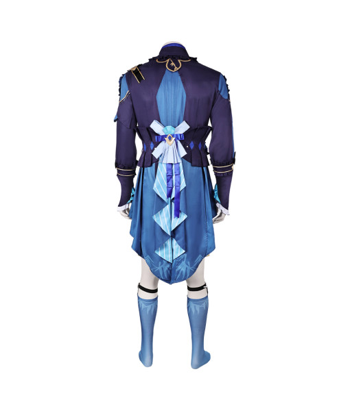 Xingqiu Genshin Impact Game Lantern Rite Blue Outfit Cosplay Costume