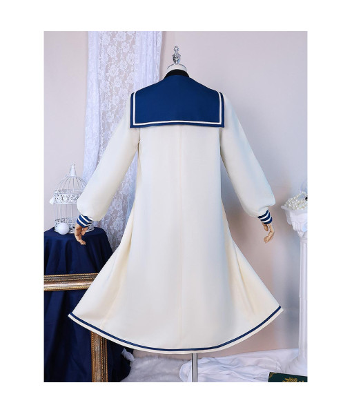 Teen Scallop Clothes Navy Sailor Blue Outfit Halloween Costume