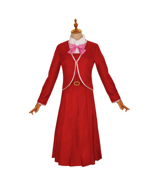 Oto Adashino Mysterious Disappearances Anime Women Red Dress Cosplay Costume