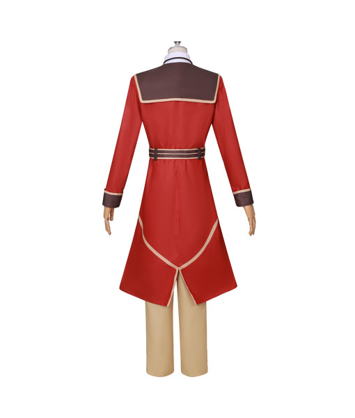 Patrick Ashbatten Villainess Level 99 Anime Red Outfit Cosplay Costume