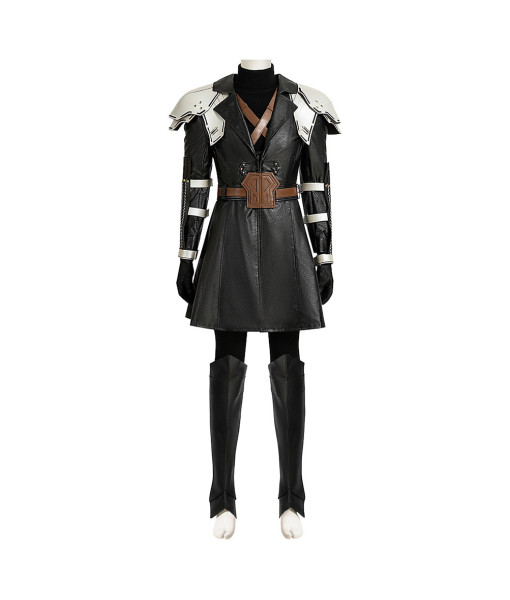 Sephiroth Final Fantasy Game Black Top Pants Full Set Cosplay Costume