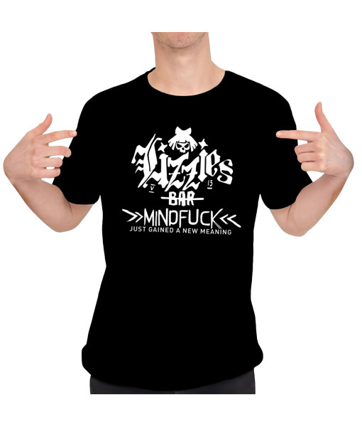 Teen Moxes Printed Black T-Shirt 