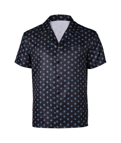 Men Black Printed Shirt 