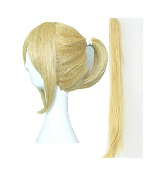 Women Golden Wig Long Hair Halloween Costume Accessories