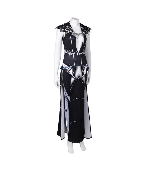 Women Fantasy Black V Neck Long Robe Halloween Costume