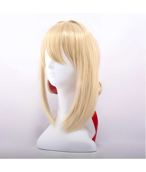 Women Golden Buned Hair Wig Halloween Costume Accessories