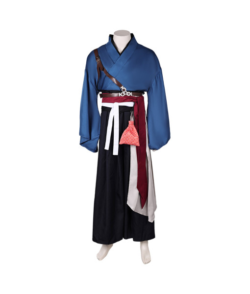 Ronin Rise of the Ronin Game Blue Kimono Cosplay Costume