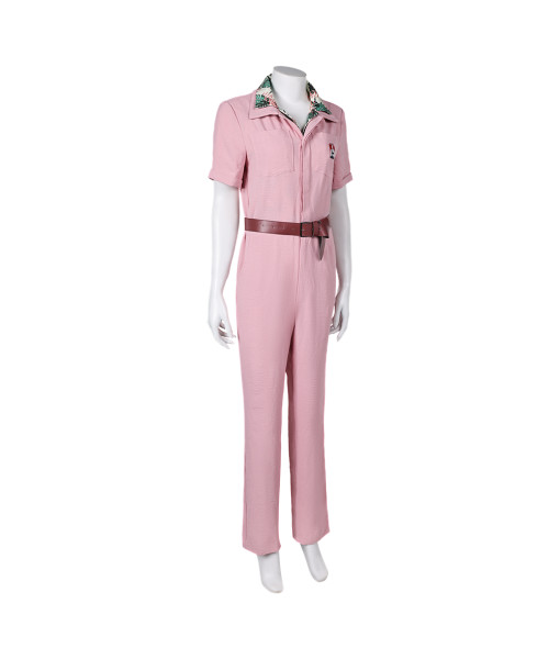 Women 60s Pink Jumpsuit Halloween Costume