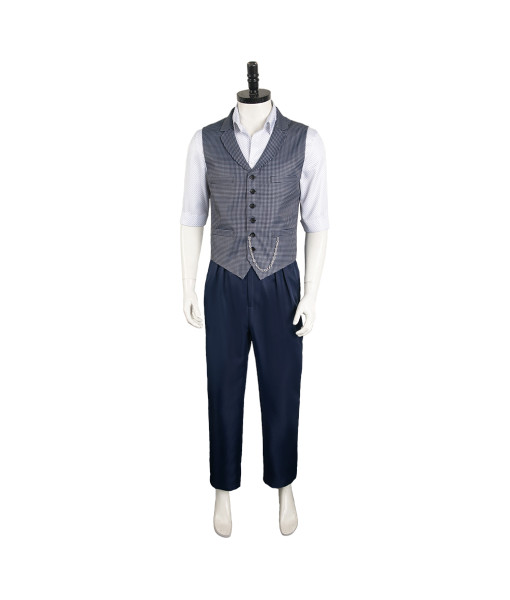 Men Grey Vest Suit Fullset