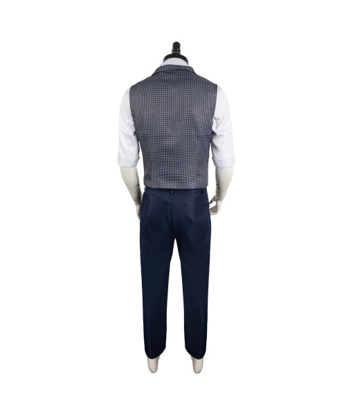 Men Grey Vest Suit Fullset