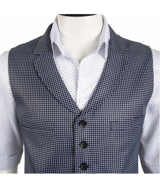 Men Grey Vest Suit Fullset