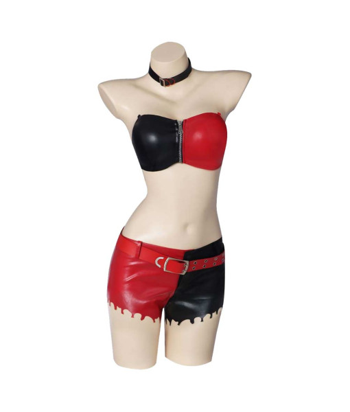 Women Red Black Jacket Outfit Halloween Costume