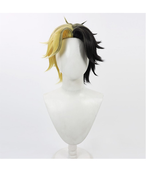 Rayne Ames Mashle: Magic and Muscles Anime Black Yellow Wig Cosplay Accessories
