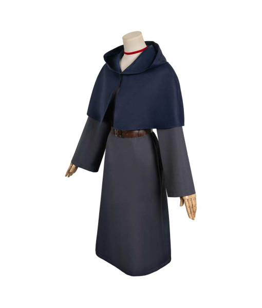 Women Dark Blue Fantasy Wizard Witch Outfits Halloween Costume