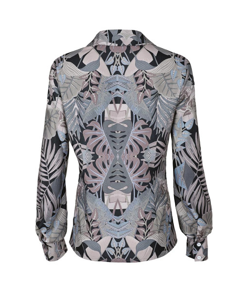 Women Printed Pattern Long Sleeve Shirt Casual Outfit