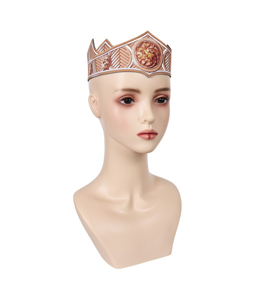 Women Medieval Fanatsy Queen Golden Crown Halloween Accessories