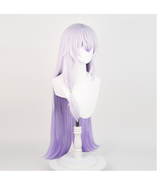 Women Light Purple Long Hair Halloween Costume Wig Accesories