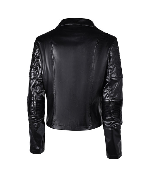 Women Black Leather Jacket 