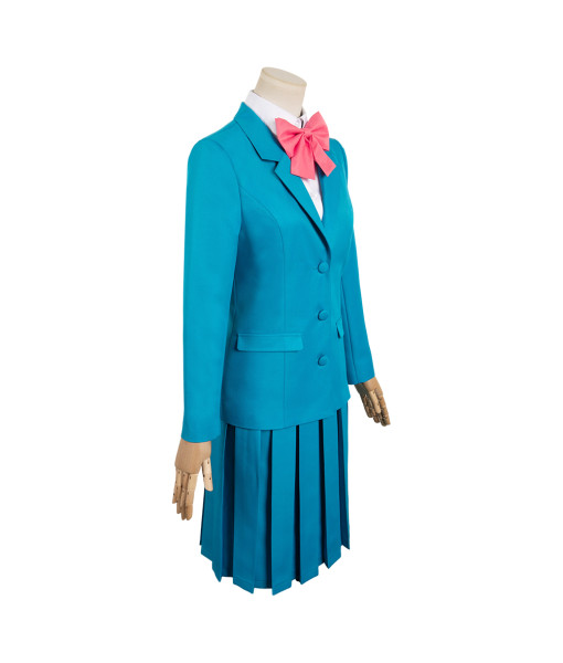 Women Green Blue School Uniform JK Uniform Suit Halloween Costume