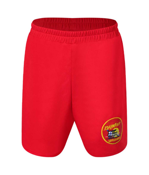 Men Red Short Beach Pants Swimsuit Casual Outfit